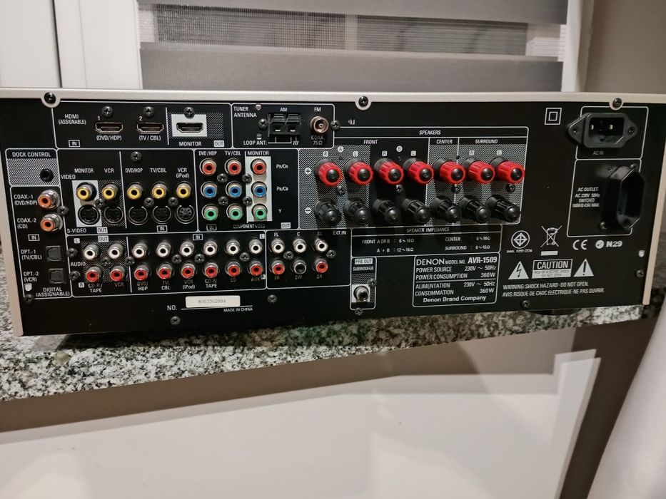 Zestaw kina domowego Jamo 5.1 + Denon AVR-1509