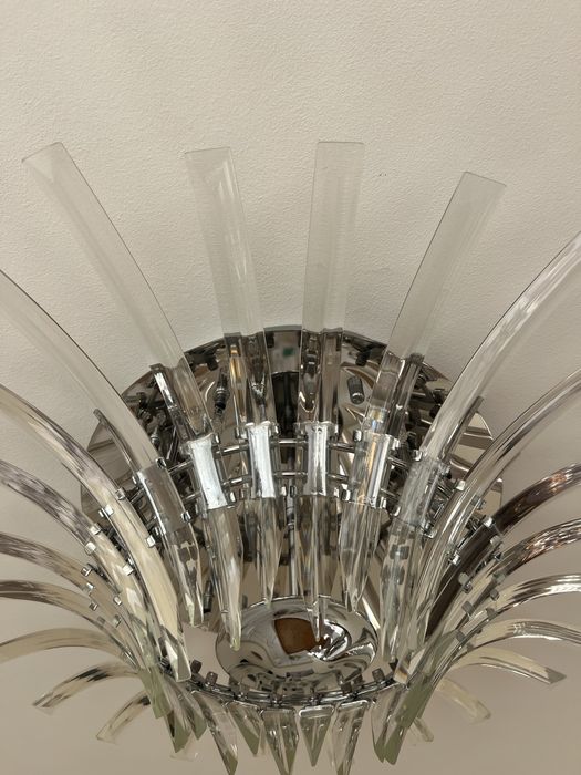 Żyrandol szklany plafon glamour Maxlight Kristal 3960/12 C