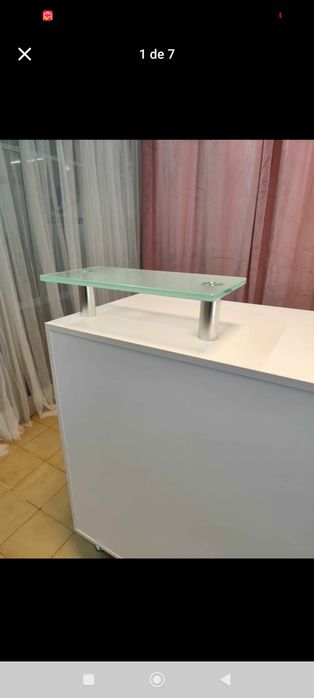 Balcão de recepção