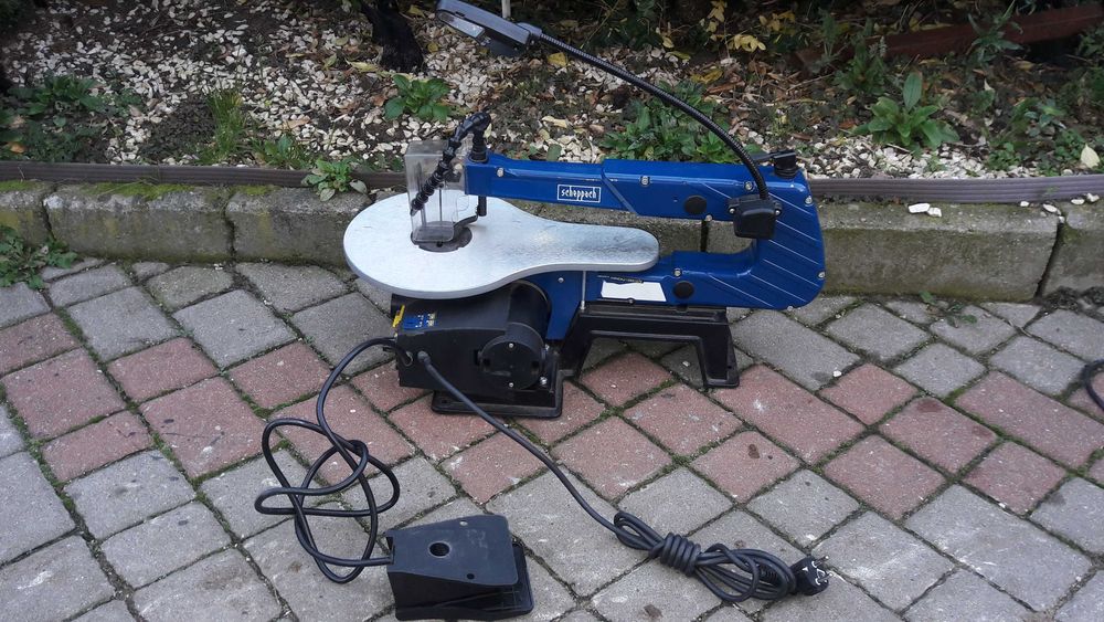 Piła włosowa Wyrzynarka stołowa SCHEPPACH DECO XLS 120W z Pedałem