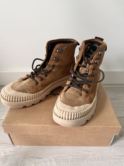 Pepe Jeans Ascot botki sznurowane 40 workery trapery