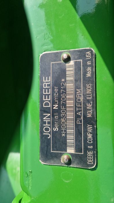 жатка John Deere 630F
