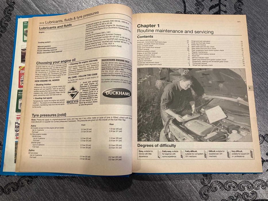 Manual Reparação Haynes, Opel Astra G & Zafira