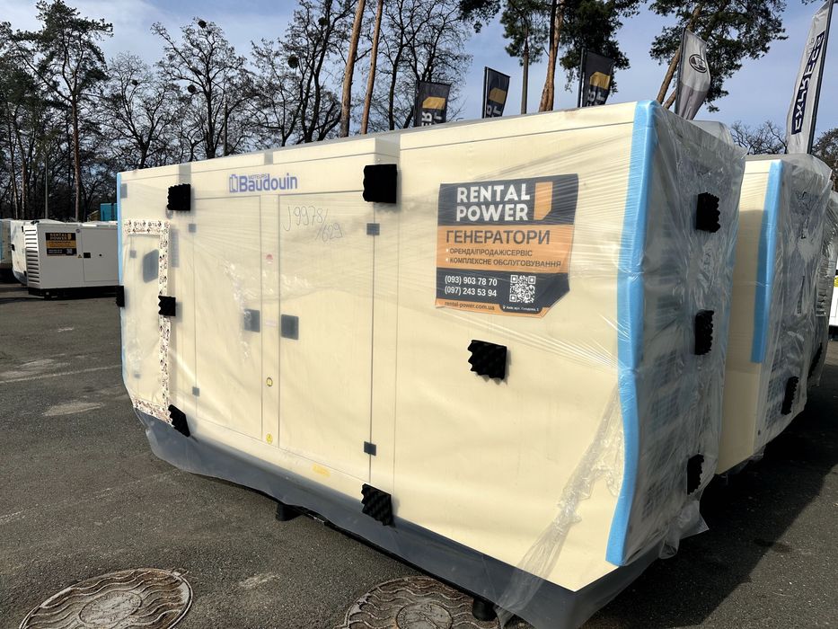 ГЕНЕРАТОР TMG TMGB-275 ( 220 кВт) на базі двигуна BAUDAUIN 275 кВа