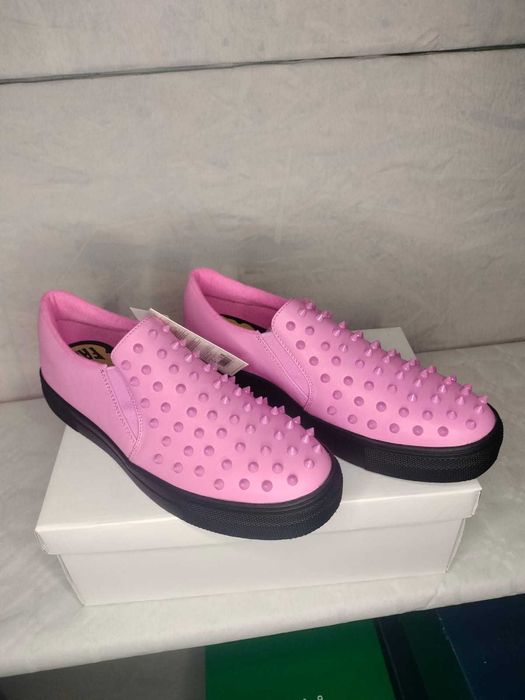 Różowe tenisówki slip-on damskie model Jenny Fairy WS2158-21