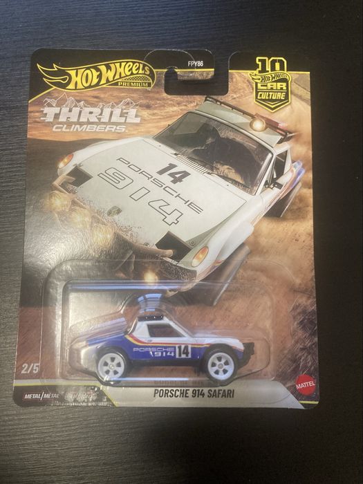 Hot Wheels Premium Thrill Climbers Porsche 914 Safari