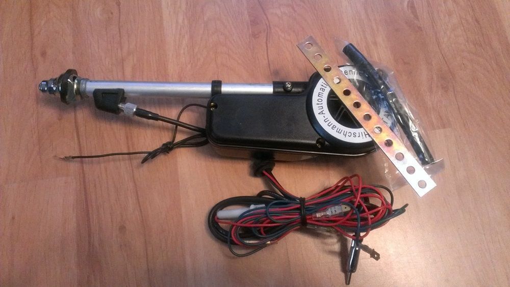 w111 mercedes antena elektryczna chrom hirschmann