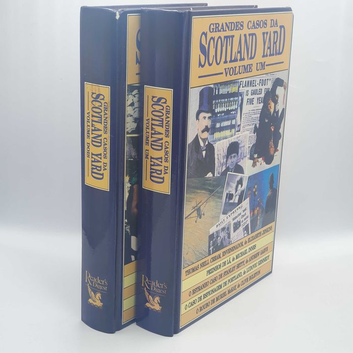 Livro - Grandes Casos Da Scotland Yard Vol. 1 e 2 - PARP