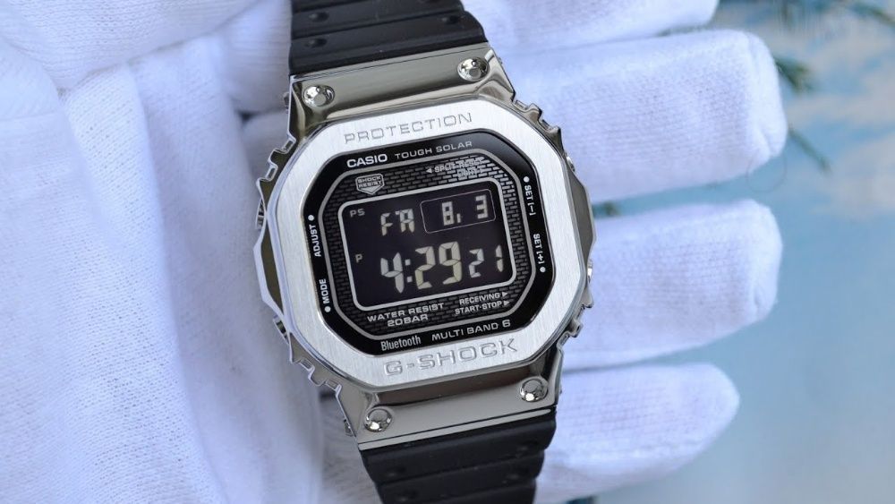 Часы Casio G-SHOCK GMW-B5000-1E ! LIMITED! Фирменная гарантия 2 года!