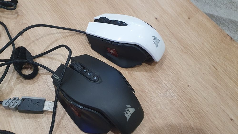 2x mysz gamingowa corsair M65 pro rgb