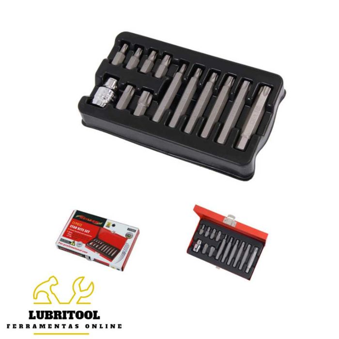 Jogo 12 Bits Torx + Adaptador 1/2" CT2564 | NOVOS