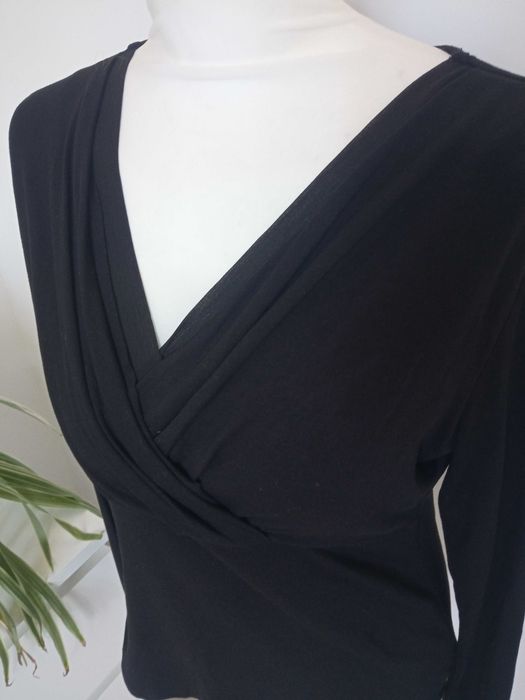 Czarna bluzeczka damska wiskoza r M/L