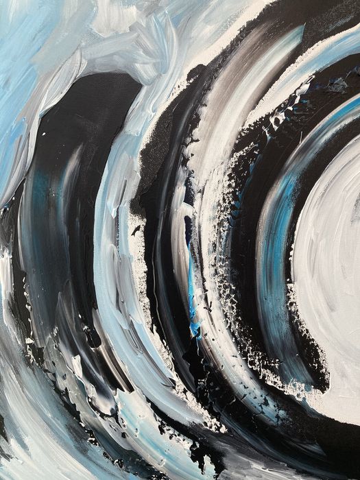 Pintura acrilica abstrata