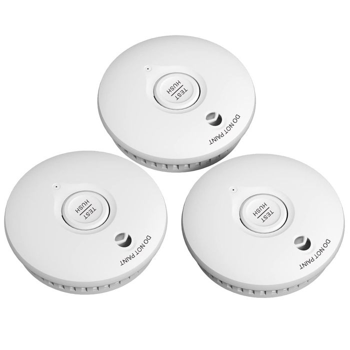 Czujnik dymu,pożaru (3 sztuki)