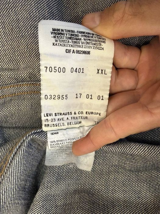 Чоловіча Джинсовка LEVIS джинсова куртка