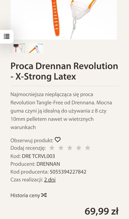 Proca Drennan Revolution +2 spławiki wagller