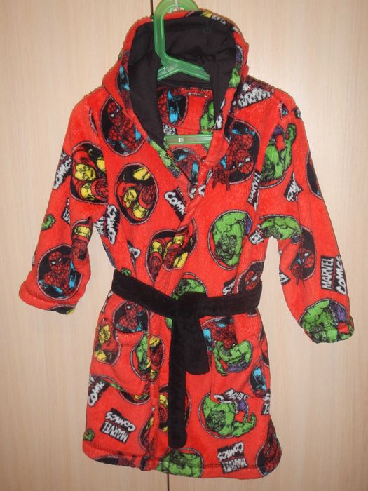 Флісовий халат marvel george р.104-110см(4-5років)
