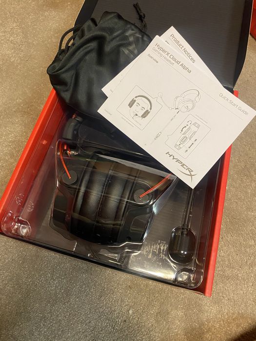 HyperX Cloud Alpha – nowe, nieużywane