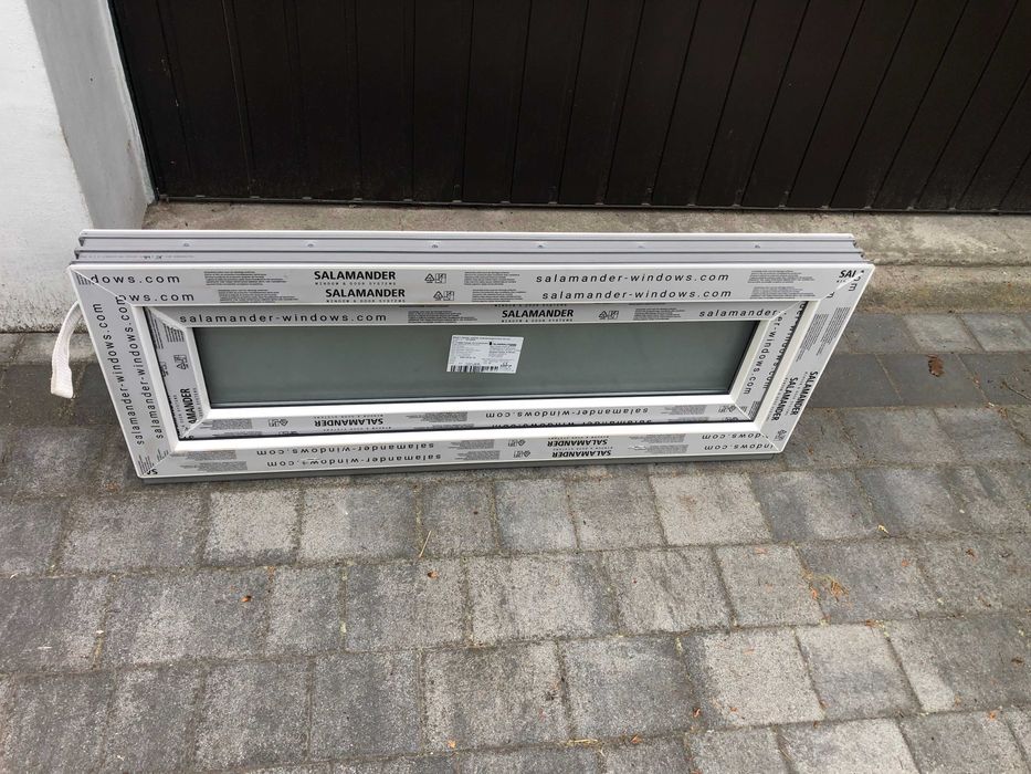 nieużywane okno pcv 40 wys/103 szer - szyba dwukomorowa
