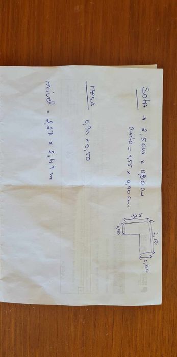 Mesa de centro usado