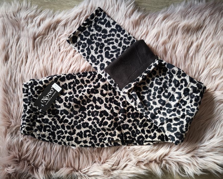 Ocieplane legginsy panterka
