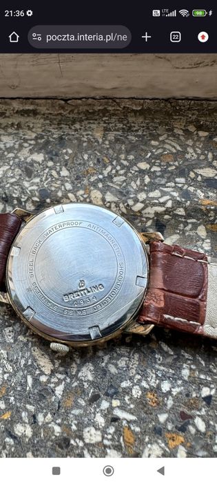 Breitling klasyczny garniturowiec