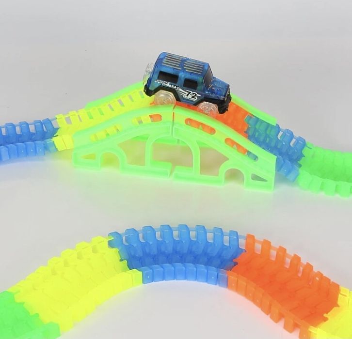 Pista de carro Magic Track Led