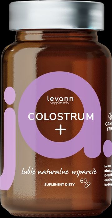 Levann Supplements Colostrum+ 60 kapsułek 

suplement diety, 60 kaps./1 opak.