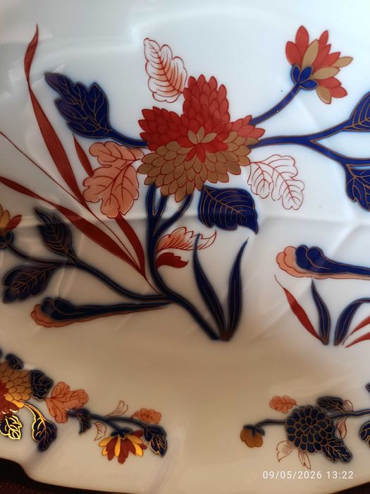 Travessa Porcelana Vista Alegre Imari 33,7 cm Nova