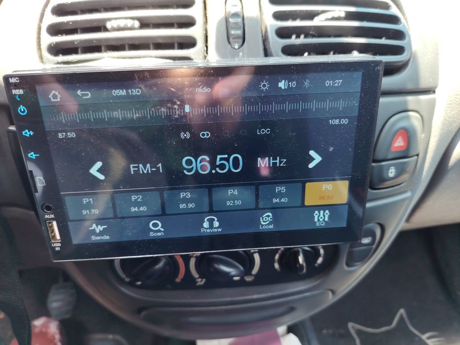 Radio 7 " 1 Din , como novo
