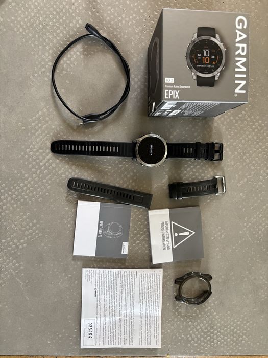 Garmin Epix Gen 2 47 mm AMOLED + PL Topo + komplet