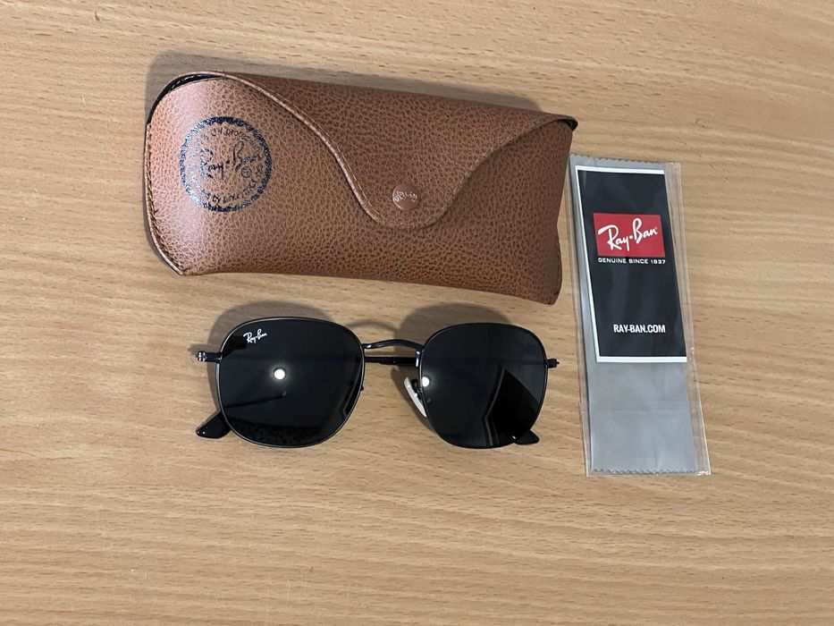 Ray Ban ОРИГИНАЛ 3857 Frank Очки солнцезащитные Рэй Бэн чёрные Франк Рей Бен окуляри сонцезахисні Фрэнк Френк