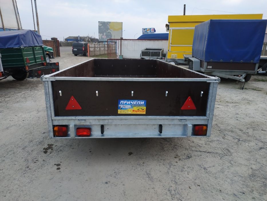 ПРОДАЖ Оцинкований двухвісний причіп німецькі комплектуючі!
