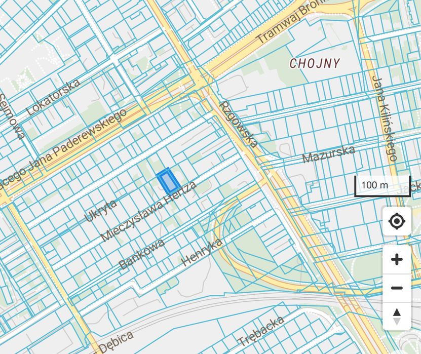 Oferta dla Dewelopera, działka WZ PUM 950 mkw, V kondygnacji