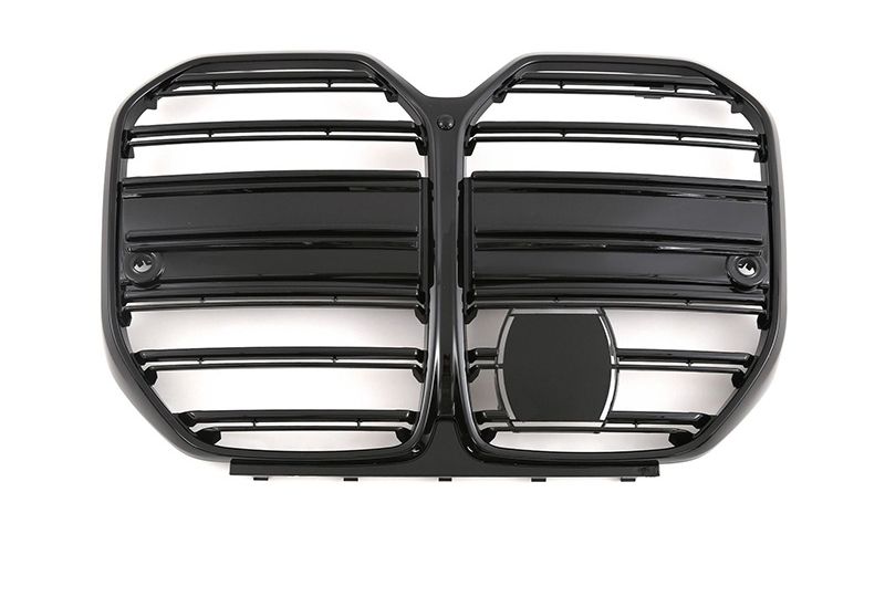 GRELHA DIANTEIRA LAMA DUPLA PRETO BRILHO PARA BMW SERIE 4 G26 GRAN COUPE 2021--