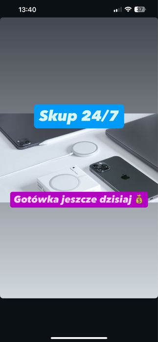 Skup IPhone 24/7 - Gotowka w ten sam dzień