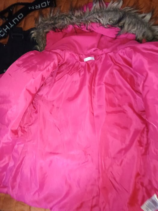 Wiosenna różowa kurtka roz. 128