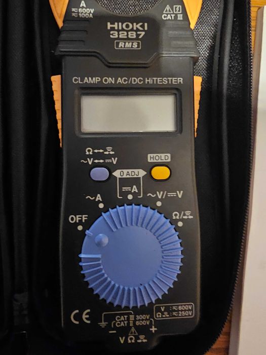 Miernik cęgowy multimetr szczypcowy Hioki 3287 RMS AC/DC 100A,600V