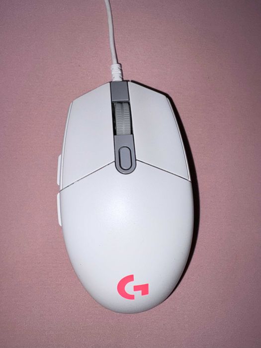 Myszka Logitech G203 lightsync biała z oryginalnym pudełkiem