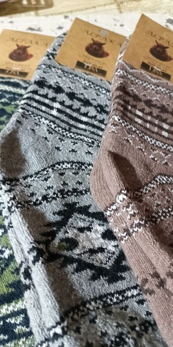 Męska Alpaka 100%  Piękne wzory. Ciepła. Promocja!