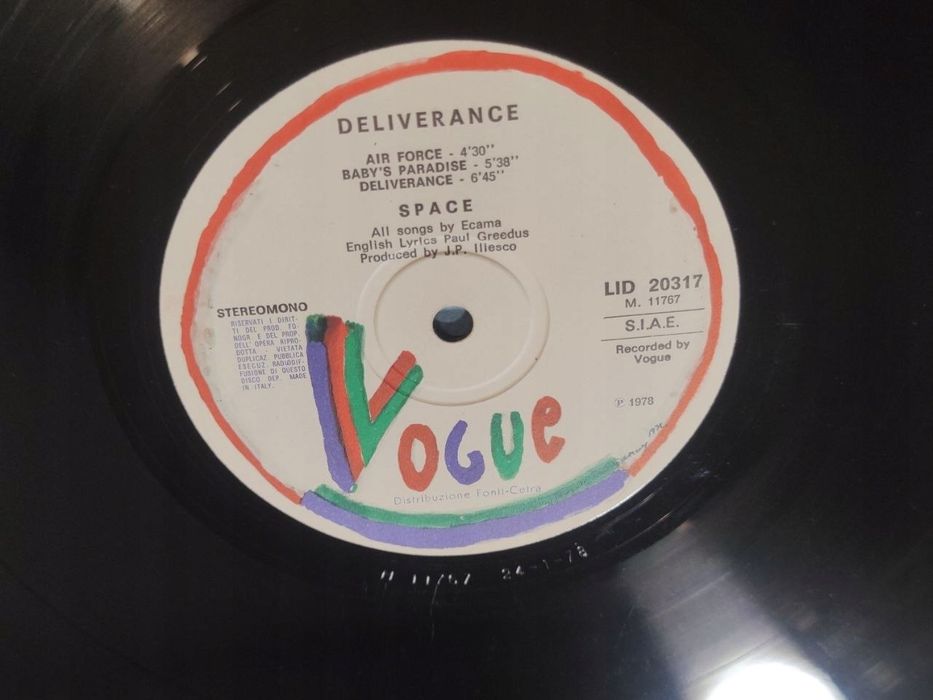 Space – Deliverance. 1978. Vogue. VG+