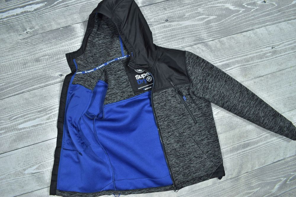 Superdry Mountain International Szara Bluza Męska M