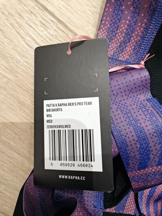 Spodenki Rapha Patta rozmiar M (bib shorts asoss)