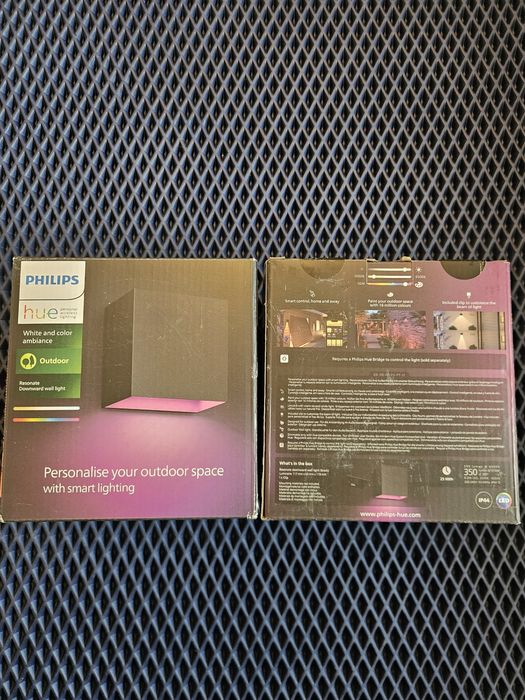 Lampa Ogrodowa LED Kinkiet Elewacyjny Philips RGB