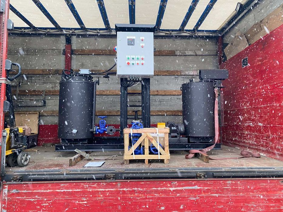 Електричний нагрівач рідкого теплоносія, проточний нагрівач масла