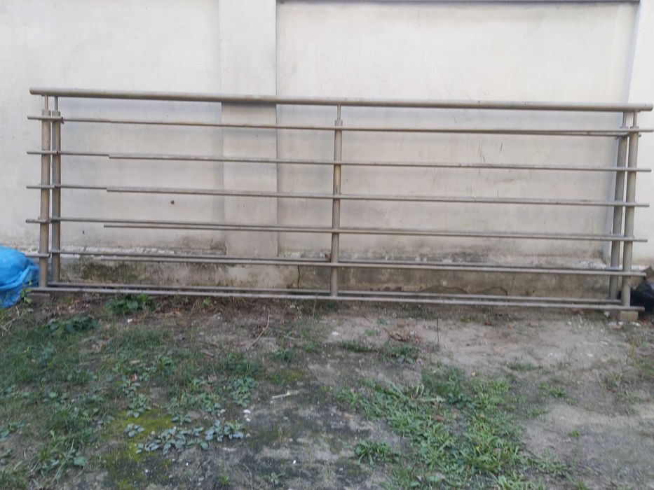 balustrady barierki proste i schodowe stalowe po demontażu