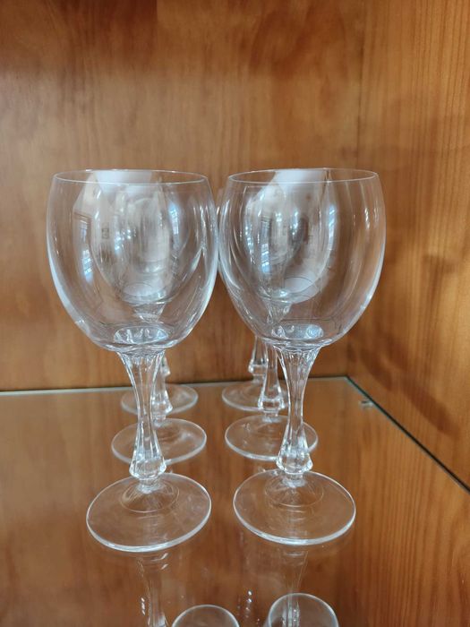 Conjunto 30 copos de cristal – 5 conjuntos de 6
