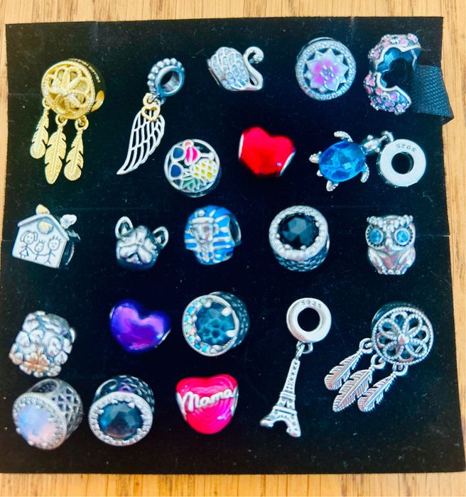 Charmsy do bransoletki Pandora Srebro S925 Okazja!