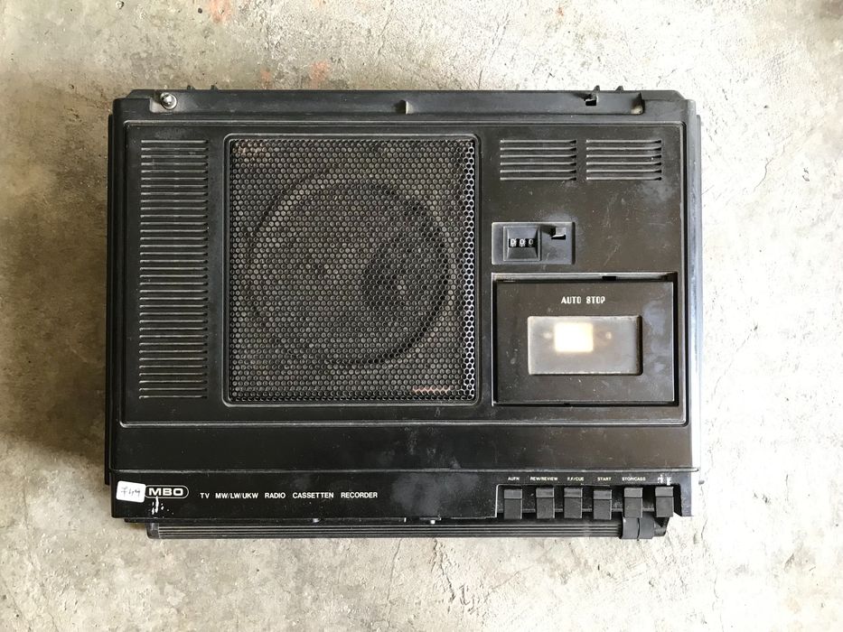 Radio K7 com televisão vintage64552565033729121