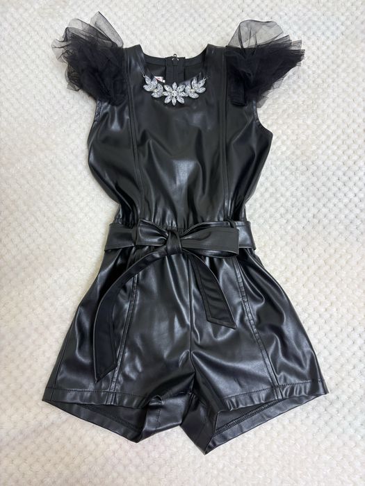 Платье комбинезон 2в1 на выпускной день рождения нарядное черное  со шлейфом, плаття трансформер на випускний день народження нарядне гарне стильне
